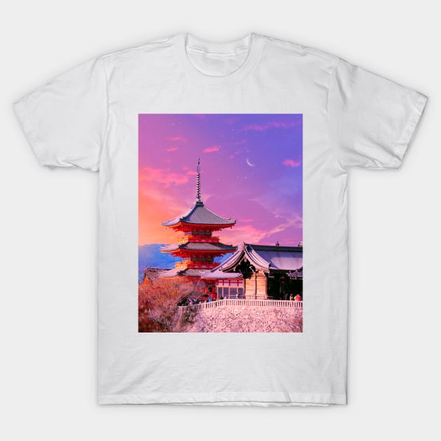 Golden light in Kyoto T-Shirt by funglazie